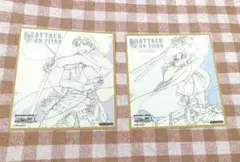 進撃の巨人 アニメイトカフェ リヴァイ エレン 特典