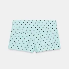 ZARA ザラ　ローライズ　ショートパンツ　ドット　ミントグリーンのサムネイル