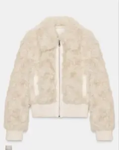 ZARA フェイクファーボンバージャケット　xs 新品未使用