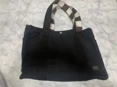 【良品】PORTER ペイント トートバッグ　ブラック