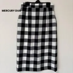 MERCURY DUOチェック柄タイトスカートのサムネイル