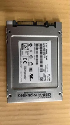 TOSHIBA THNSNJ512GCSU 512GB SSD 本体 - メルカリ
