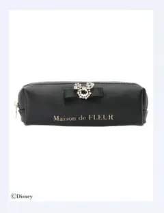 完売品Maison de FLEUR ブラック ミッキー装飾ペンケースのサムネイル