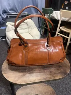 Dakota レザー ハンドバッグ ブラウン used