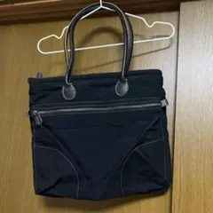 SAZABY ブラック トートバッグ エコバッグ