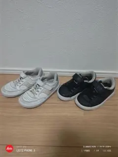 sauconyとPUMAの子供用スニーカー17㌢２足セット