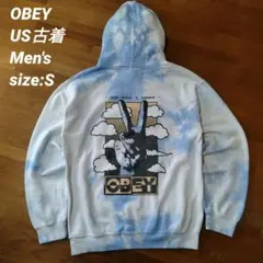 OBEY パーカー タイダイ US古着 Men's size:S