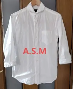A.S.Mレディース 七分袖シャツMサイズ『中古品』