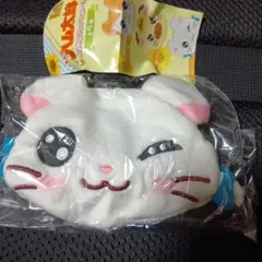 【新品・未使用】とっとこハム太郎　ふわふわフェイスポーチ　リボンちゃん