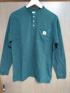 【古着】Carhartt　ヘンリーネックカットソー