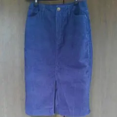 コーデュロイタイトスリットスカート