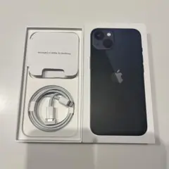 空き箱 Apple iPhone 13 ミッドナイト ケーブル付き