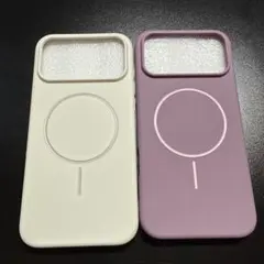 iPhone 17promax対応ソフトケース 2色セット