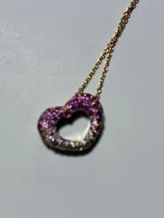 ピンクゴールド ネックレス