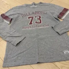 BILLABONG ビラボン 長袖カットソー グレー ロゴのサムネイル