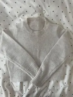 SHEIN ライトグレー Mサイズ ニットセーター