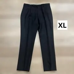 ユナイテッドアローズ　ブラック　プリーツ スラックス　ワンタック　XL 黒