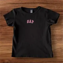 00s OLD GAP Tシャツ 古着 Y2K ミニT チビT 黒のサムネイル