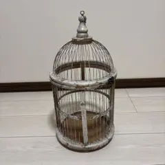 アンティーク 特大 鳥かご アイアン 鳥籠 ケージ インコ 昭和レトロ