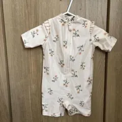 H&M フラワープリント ベビー水着 2-6M
