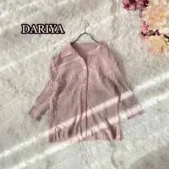 ⚫︎DARIYA リネンレーヨン刺繍シャツ（11号）大きいサイズ