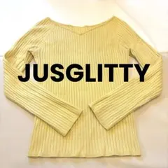 美品❤︎ジャスグリッティー イエローニット