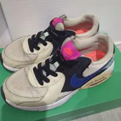 Nike Air Max スニーカー ベージュ/黒/青/ピンク