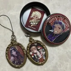 ツイステ 缶 ストラップ カリム エース ジャミル