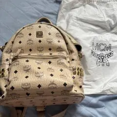 MCM スタッズ バックパック ベージュのサムネイル