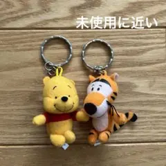 平成レトロ ディズニー プーさん マスコット ヒョウ柄 キーホルダー