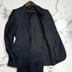 ISAIA イザイア シングル セットアップ スーツ 艶感 ネイビーのサムネイル