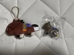 メジロパーマー ぬいぐるみ ＆ チェルヴィニア キーホルダー セット競馬 グッズ