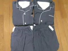 【２着セット】無印良品　フランネル パジャマ メンズL-XL グレー