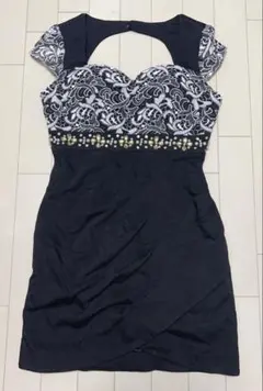 dazzyQueen ネイビー タイトドレス Mサイズ