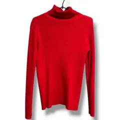 赤 ハイネック