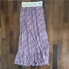 最終お値下げ！bonica.ペイズリーマキシワンピ