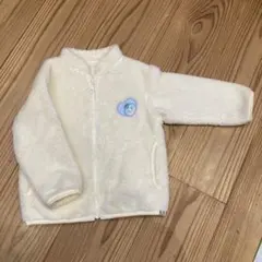 【UNIQLO コキンちゃんワッペン付き】フリースジップアップジャケット