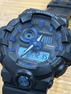 CASIO G-SHOCK GA-710B ブラック ブルー