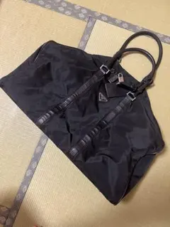 PRADA プラダ ナイロン ボストンバッグ ブラックのサムネイル