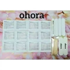 新品★ohoraオホーラプレップパッド12枚＋ウッドスティック6本＋やすり6個③