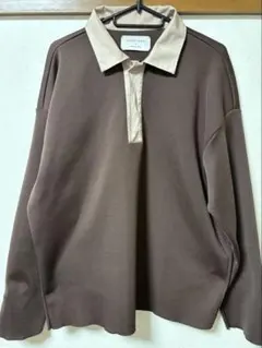 UNITED TOKYO ブラウン ポロシャツ　長袖シャツ サイズ3