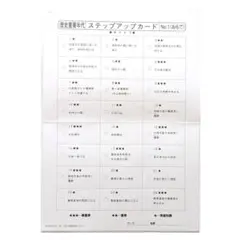 サピックス ５年 ６年＊社会 歴史重要年代ステップアップカード 完全版＊貴重. サピックス 5年 6年＊社会 歴史重要年代ステップアップカード