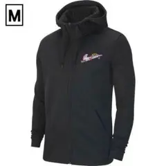 NIKE ナイキ フルジップ スウェットパーカー サーマ M 黒