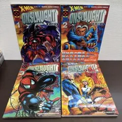 X-メン:オンスロート 1.2.3.4 全巻　帯付き X-メン:オンスロート 1.2.3.4 全巻 帯付き X-MEN: ONSLAUGHT