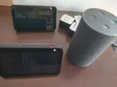 【子供の見守り、介護、ペットカメラにも♪】EchoShow２台 ＋ Echo１台