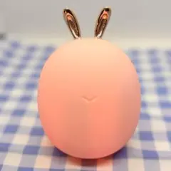 ウサギ耳付きピンクシリコンライト