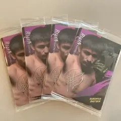 RIZINウエハース　カルシャガ・ダウトベック　4枚セット