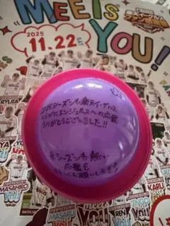 楽天イーグルス 2025ファン感謝デーMomokaさんのサイン、メッセージボール