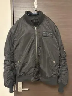 HOUSTON MA-1 バイクジャケット ウィンタージャケット　ワッペン　Lのサムネイル