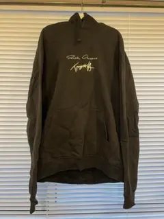 rick owensリックオウエンス XLサイズ 刺繍 ブラック パーカー